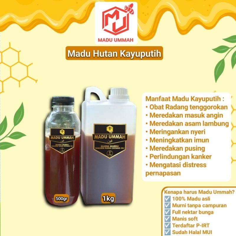 

Madu Hutan Kayuputih Madu Ummah 1kg