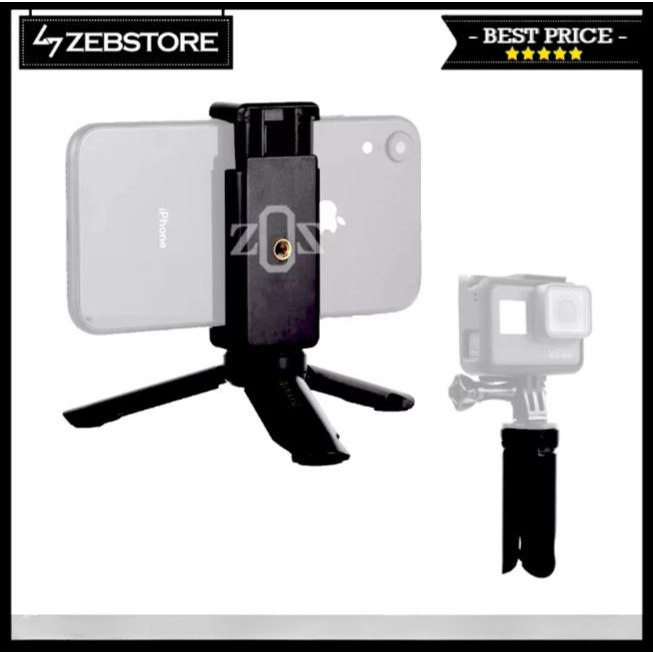 Mini Tripod Stand Penyangga Kamera Gopro DJI Osmo Pocket Handphone