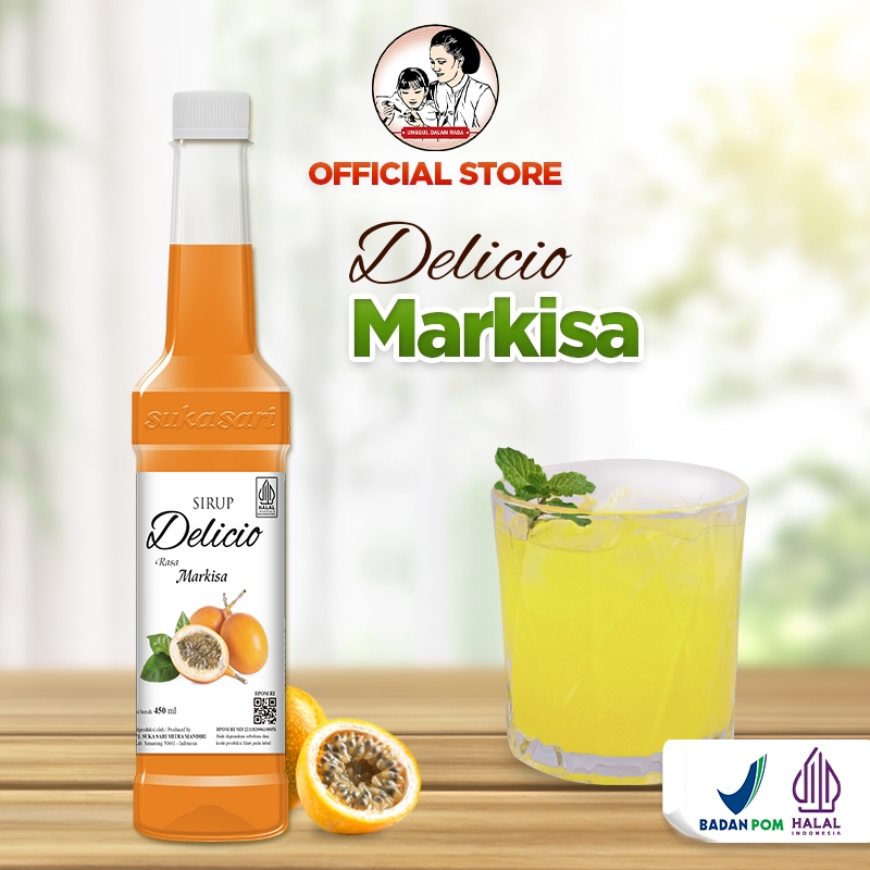 

Delicio Sirup Markisa isi 450 ml Kemasan Botol Plastik