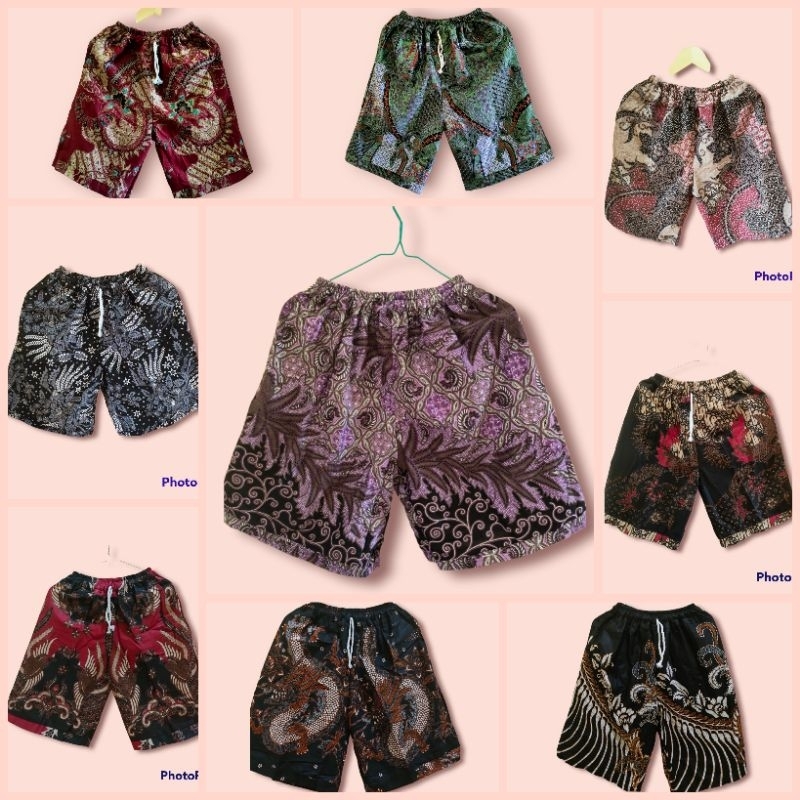 celana pendek/celana pendek batik/kolo batik/celana batik jumbo/batik khas Jogja/celana pria/celana 