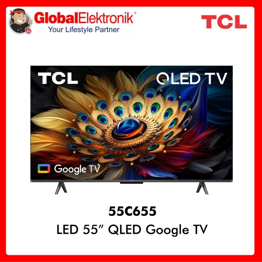 TCL Smart Google TV 55 inch TCL 55C655 QLED PRO 4K UHD 55 Inch Google Tv 55in