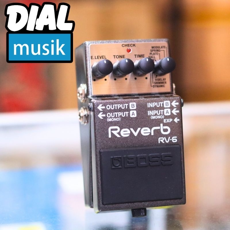 Boss RV6 - Digital Reverb Pedal -  Efek Gitar Original RV-6