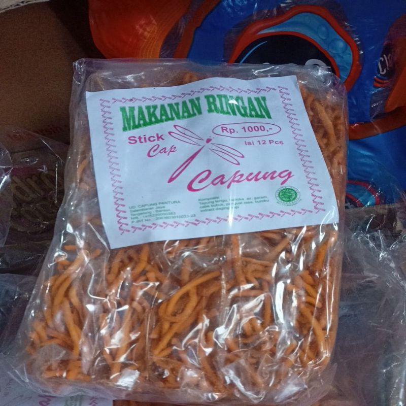 

Makanan Stick Capung Rp. 1000/- Isi 12 Pcs