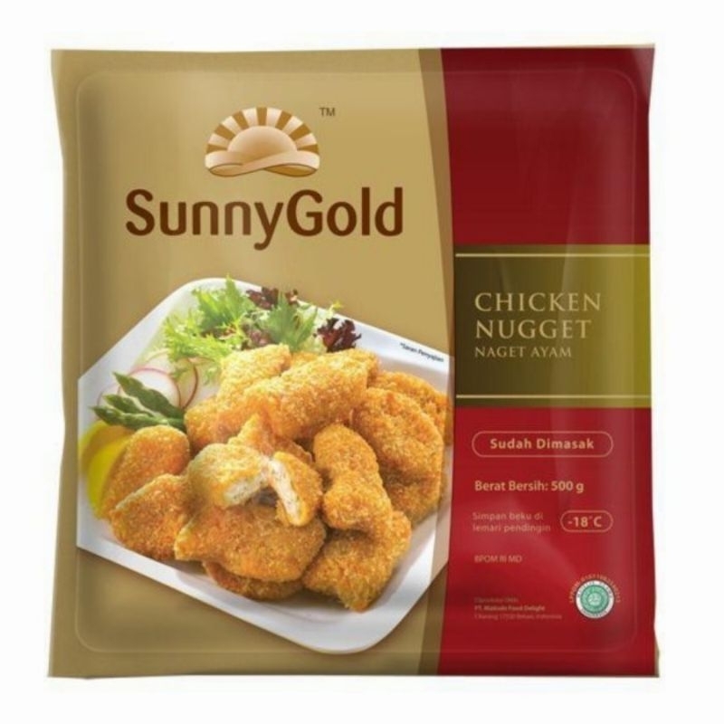 

Sunny Gold Chicken Nugget Original 500 Gram