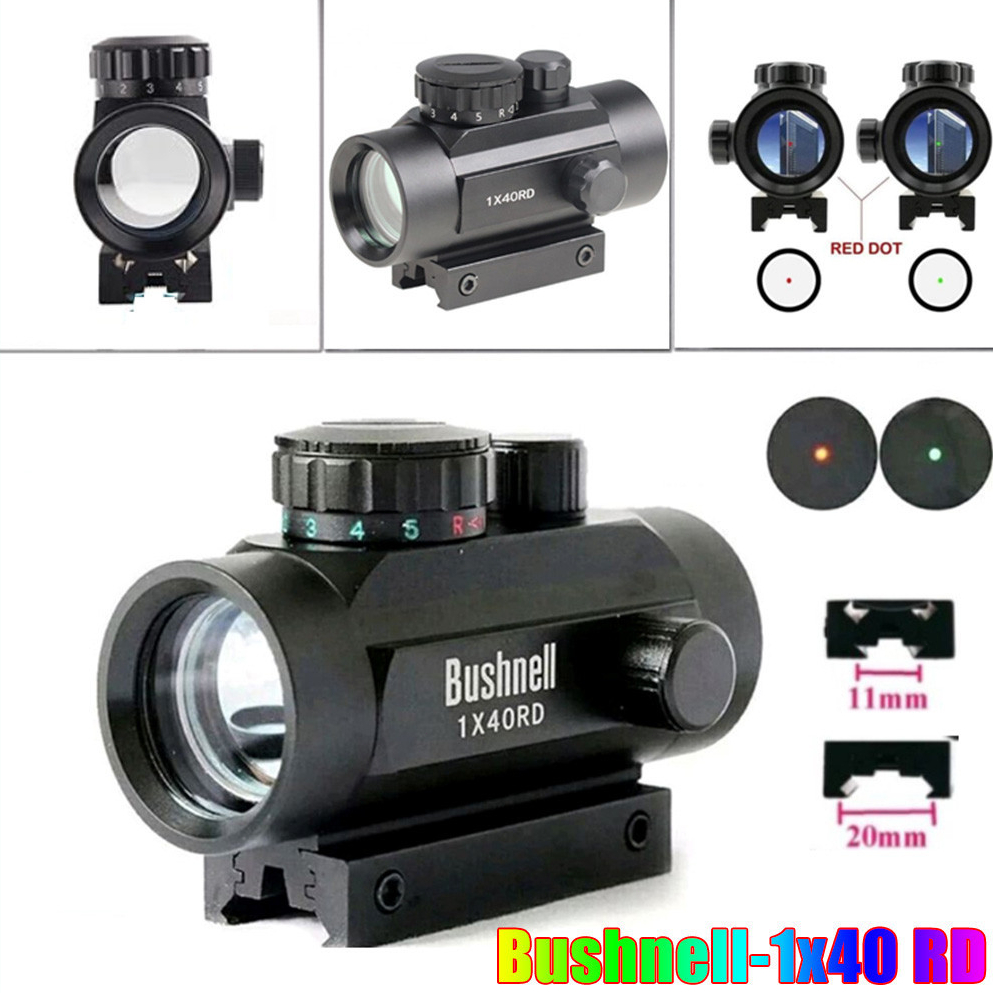 Reddot Rdl Bushnell reddot 1x40 Teleskop Bermata Perjalanan Luar Ruangan Green dot hologram metal RD