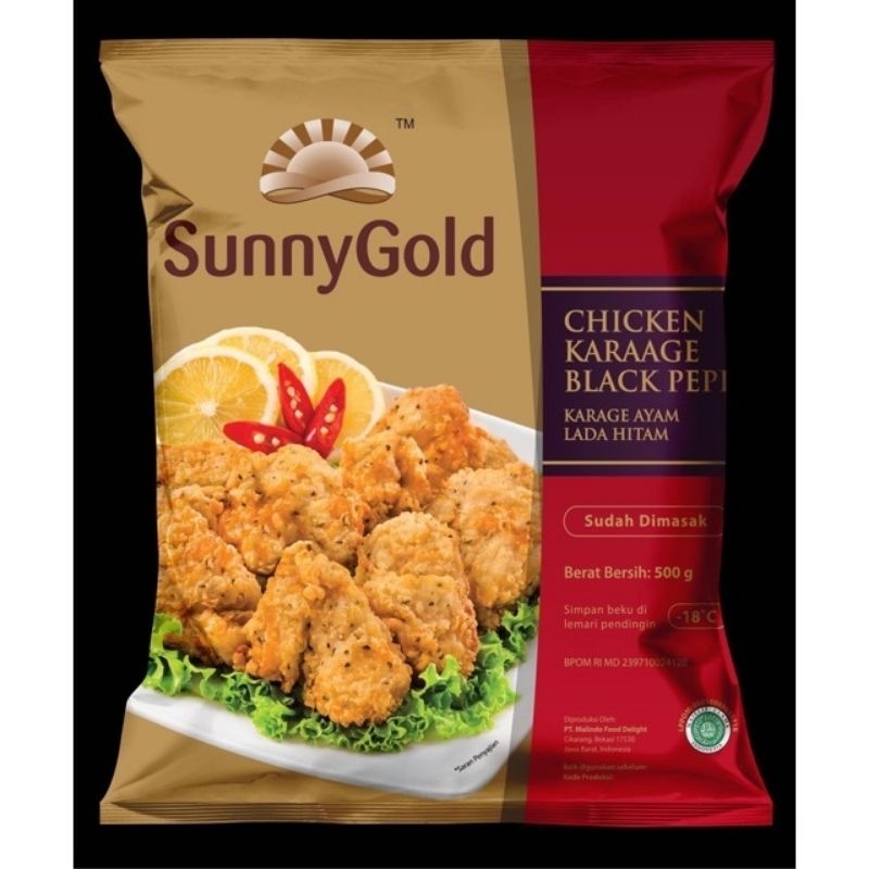 

Sunny Gold Chicken Karage Black Pepper 500 Gram