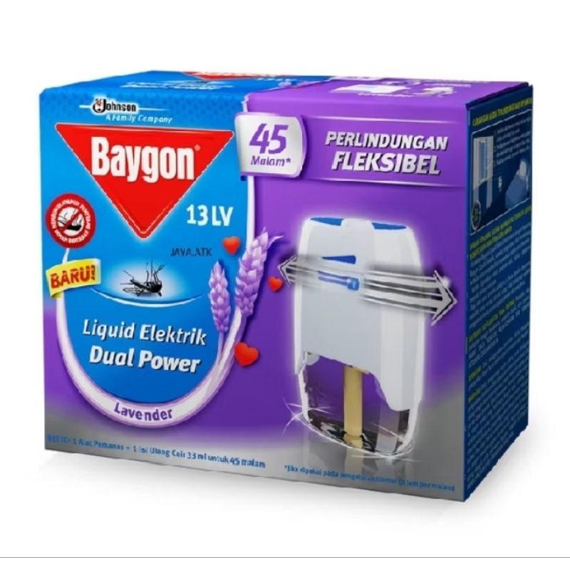 Baygon Liquid Elektrik Alat dan Reffill Lavender 45 Malam