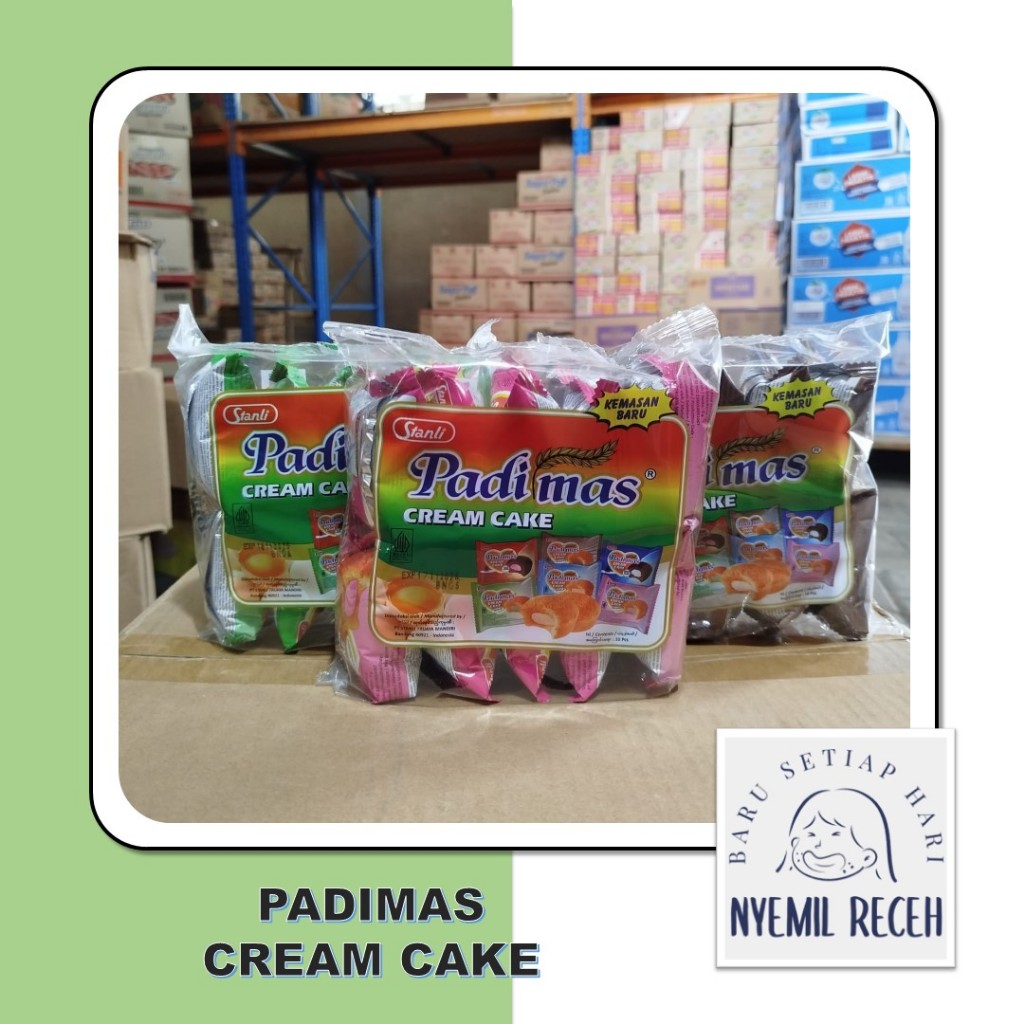 

Padimas Cream Cake Chocolate, Bolu Isi Krim dengan 3 pilihan rasa 9g - Ball isi 10pcs