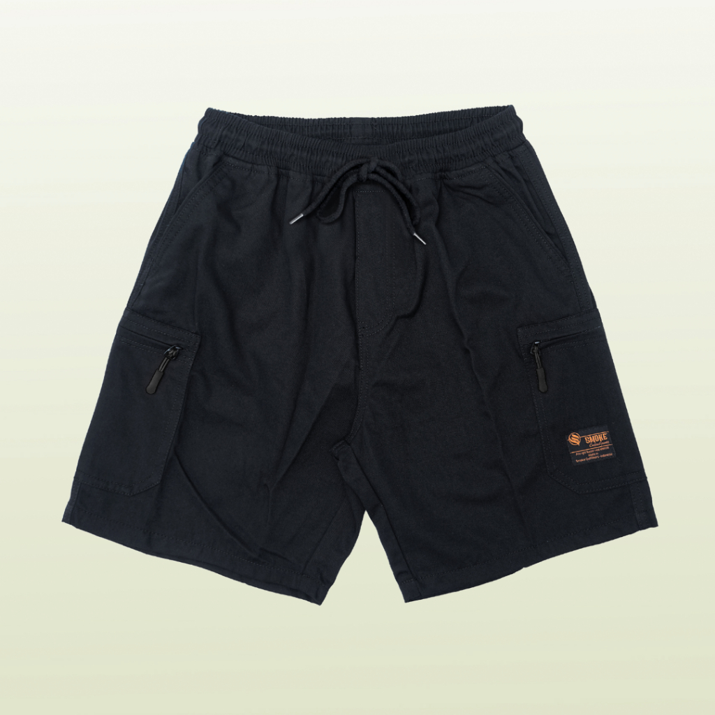 SMOKE Boardshort Celana Pendek "Rocky" Black