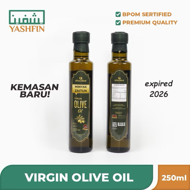 

minyak zaitun attoyyibat virgin 250 Ml, Olive oil virgin syiria, minyak zaitun syiria original