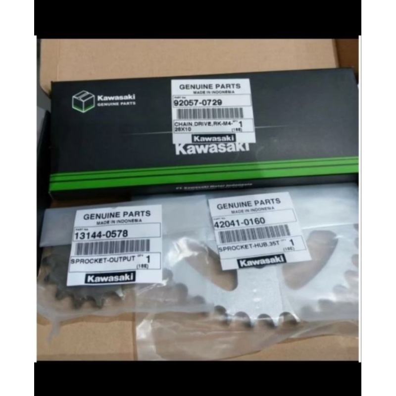 gir set gir gear set Kawasaki w175 w175 original