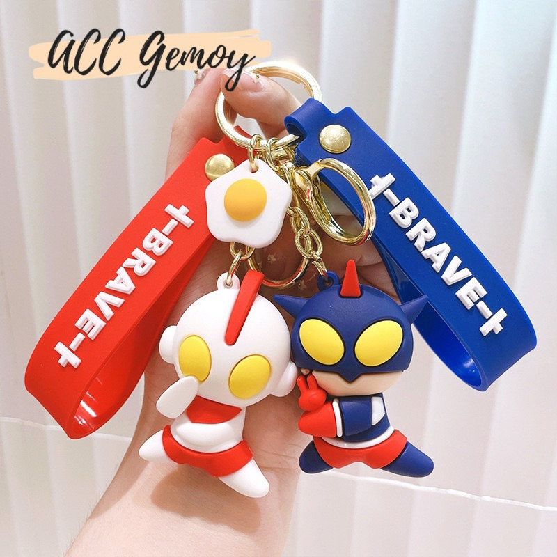 ✨ACC GEMOY✨ Gantungan Kunci Ultraman Lucu Gantungan Tas Keychain