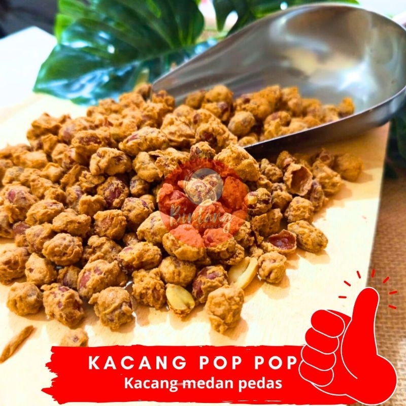 

Nycyta Home Kacang Medan Pedas / Kacang Pop Pop / Kacang Telur Pedas 500 Gram