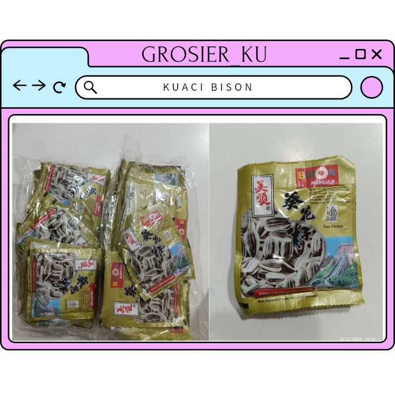 

Kwaci Bunga Matahari (isi 20 pcs)