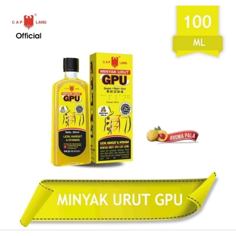 minyak urut gpu aroma minyak pala