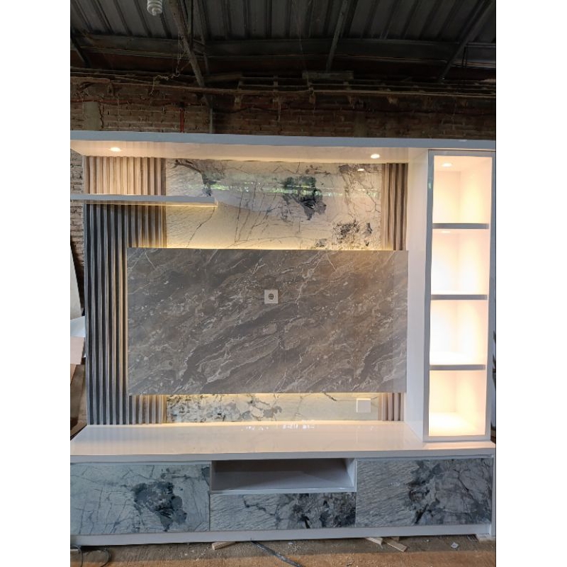 Backdrop Tv minimalis murah