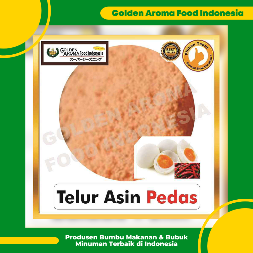 

Bumbu Tabur Rasa Telur Asin Pedas, Jual Bubuk Tabur Telur Asin Pedas Murah, Spicy Salted Egg Powder