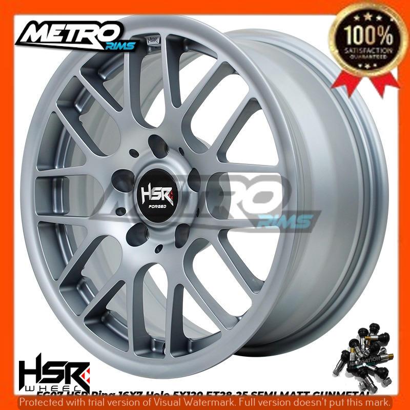 PELEK VELG RACING HSR FORGED RING 16 R16 HSR RFG FG07 COCOK UNTUK MOBIL BMW TRANSFORTER COUNTRYMAN