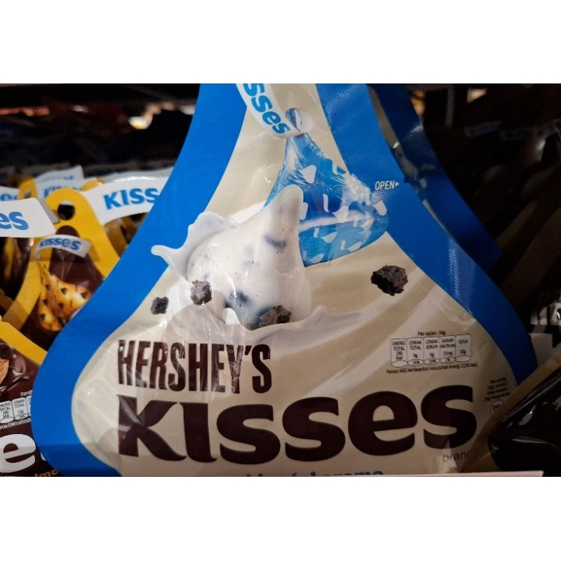 

Hershey's Kisses Milk Chocolate / Cookies & Cream/ Milk Choco Almond 146gr