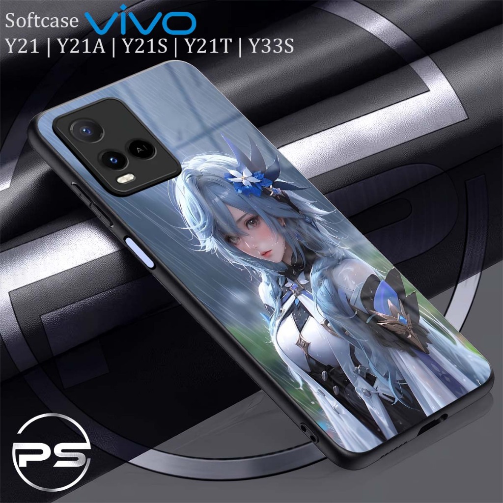 PS60 Softcase Kilau Vivo Y21 Y21A Y21S Y21T Y33S | Case Hp Vivo Y21 Y21A Y21S Y21T Y33S | Kesing Gla