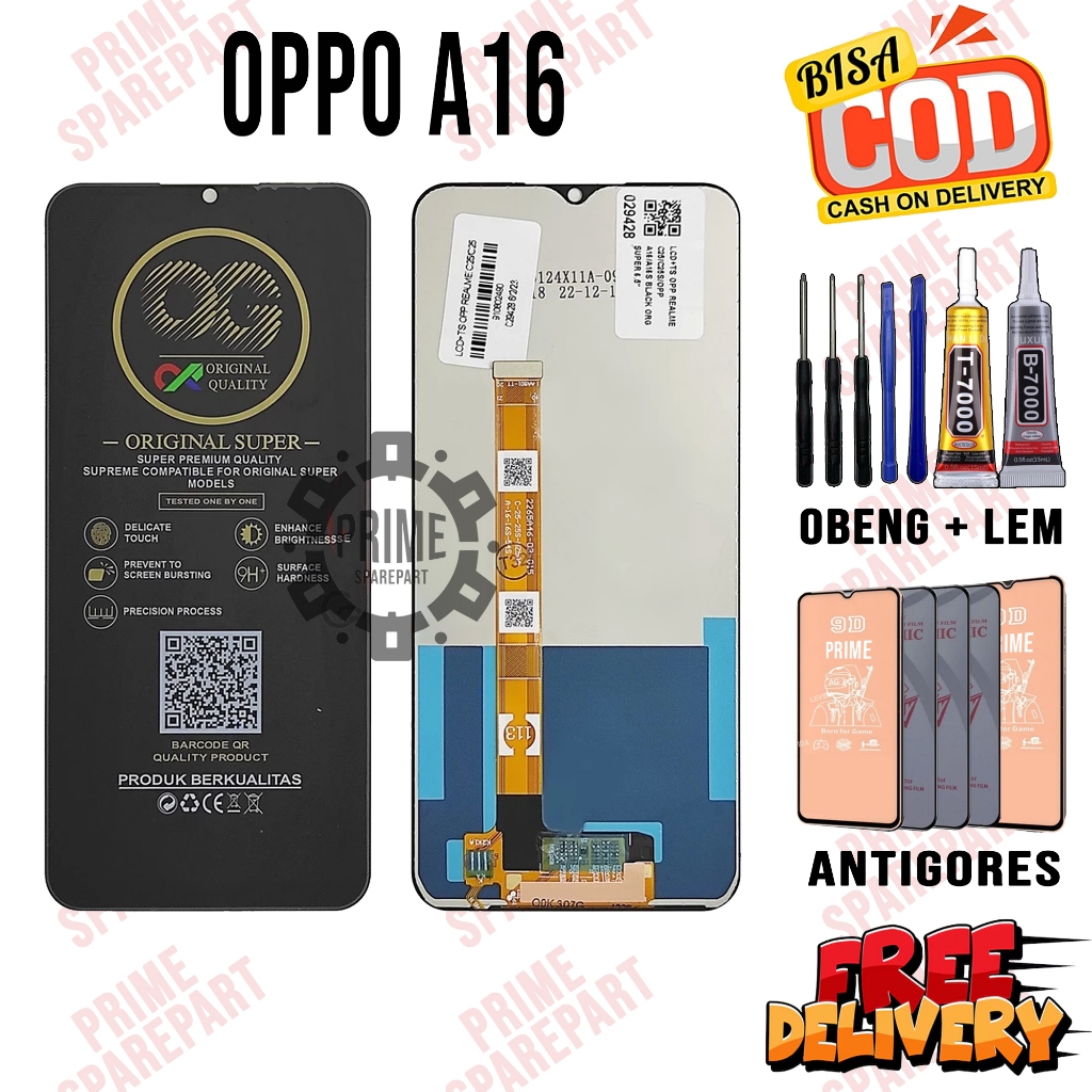 Lcd OPPO A16 Original Oem Lcd Touchscreen OPPO A16 Fullset