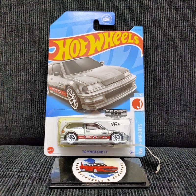 Hot Wheels 90 HONDA CIVIC EF ZAMAC 2023 US CARD