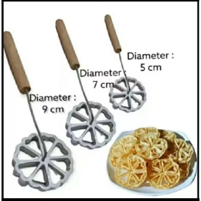 Cetakan Kembang Goyang Anti Lengket | Cetakan Kembang Goyang Alumunium | Cetakan Kembang Peyek | Cet