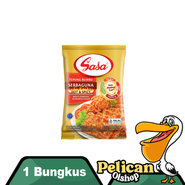 

Sasa Tepung Bumbu Serbaguna Pedas Hot & Spicy 1 Bungkus
