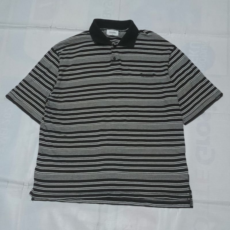 Covernat multi stripe polo shirt rugby