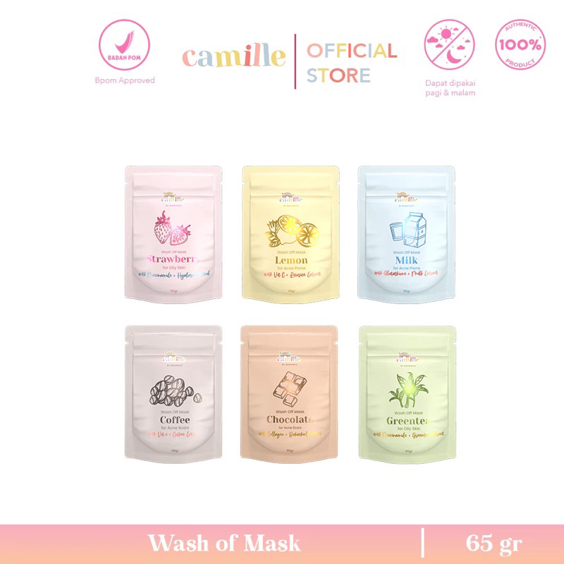 BRIA - MASKER CAMILLE BEAUTY CAMILLE BPOM APPROVED/ MASKER CAMILLE BEAUTY/ FACEMASK CAMILLE BEAUTY/ 