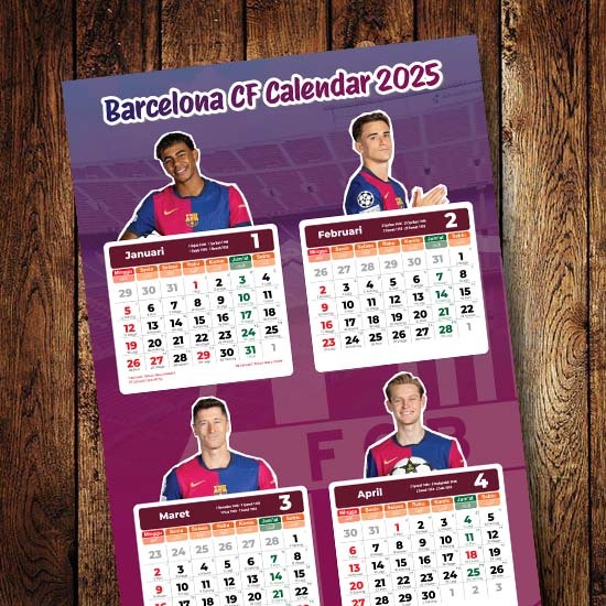 

Kalender Bola Barcelona 2025 - 4 bulanan