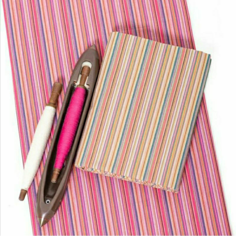 Kain Lurik Pink / Batik Lurik Coklat Muda