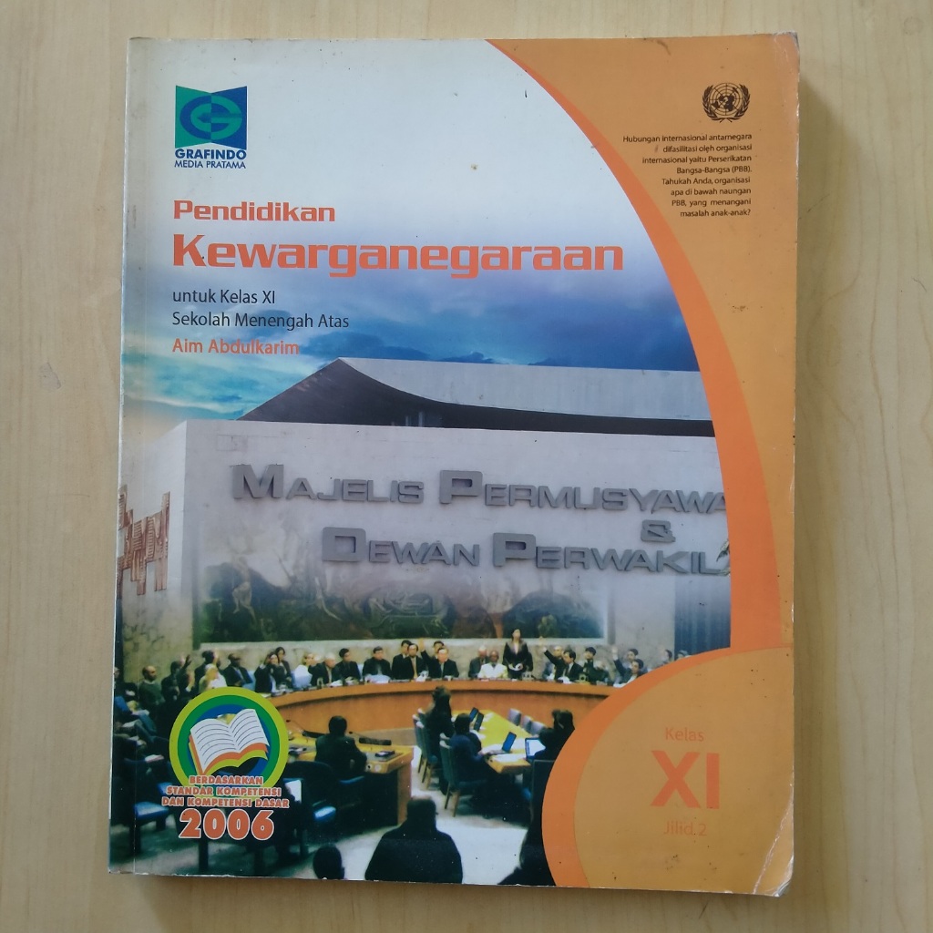 Pendidikan Kewarganegaraan (PKn) untuk SMA Kelas 11 (Kelas XI) Jilid 2 | Aim Abdulkarim | Grafindo