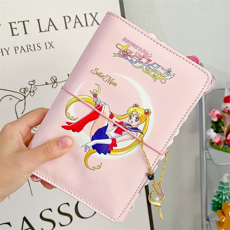 

Sailormoon Usagi A6 Binder Diary Loose Leaf Notebook Planner Organizer Journal Anime
