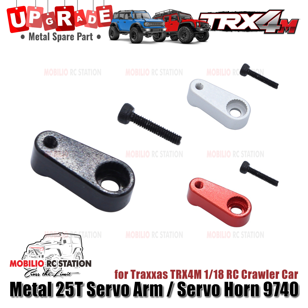NEWW Upgrade Part - Metal 25T Servo Arm Servo Horn 9740 for Traxxas TRX4M
