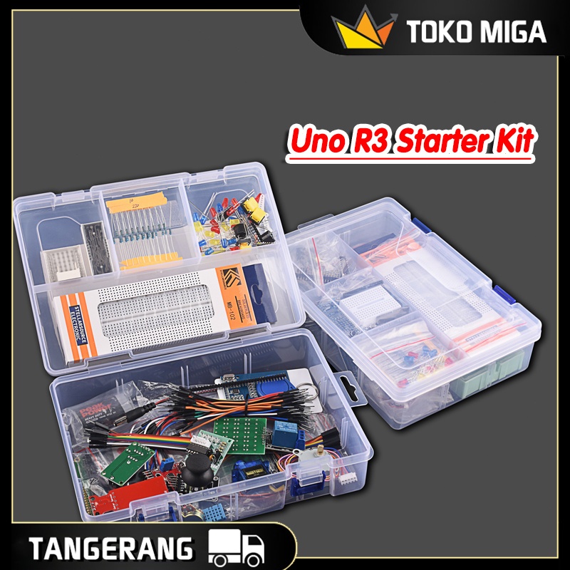 Arduino Uno R3 Paket Lengkap Kualitas Tinggi Paket Arduino Uno Lengkap Kit Arduino Uno