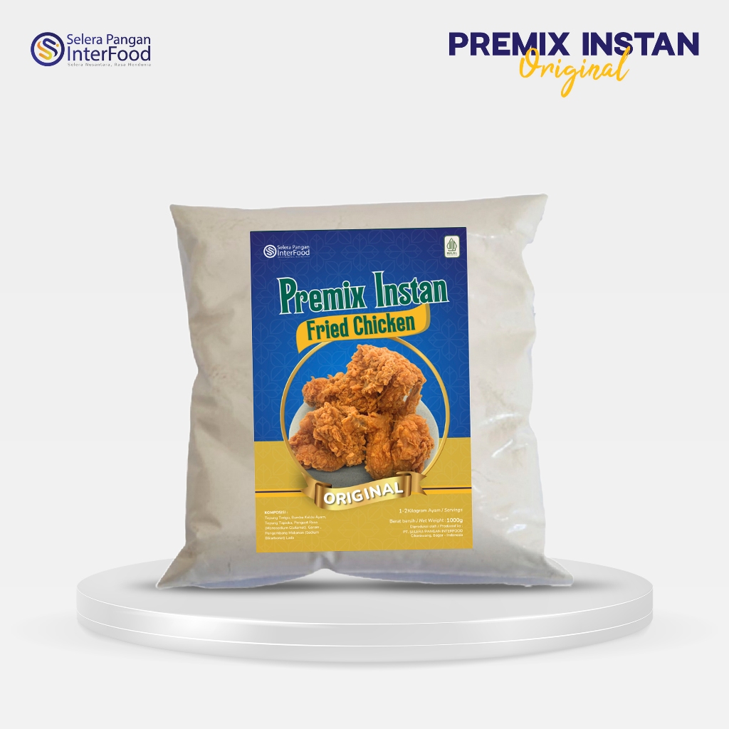 

Selera Pangan Interfood Bumbu Biang Tepung Fried Chicken 1kg Original