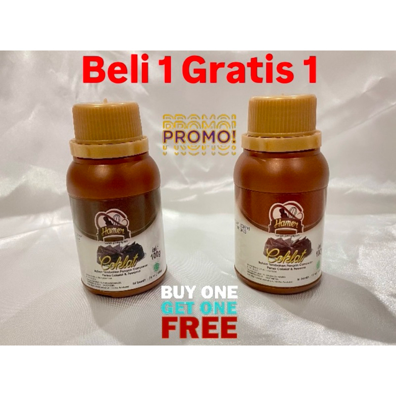 

PROMO Beli 1 Gratis 1 Hamer Coklat 100 gr Halal BPOM RI