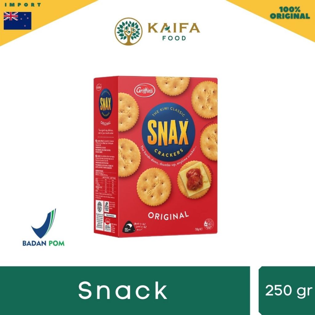 

Griffin'S Snax Original - Crakers Original khas New Zealand