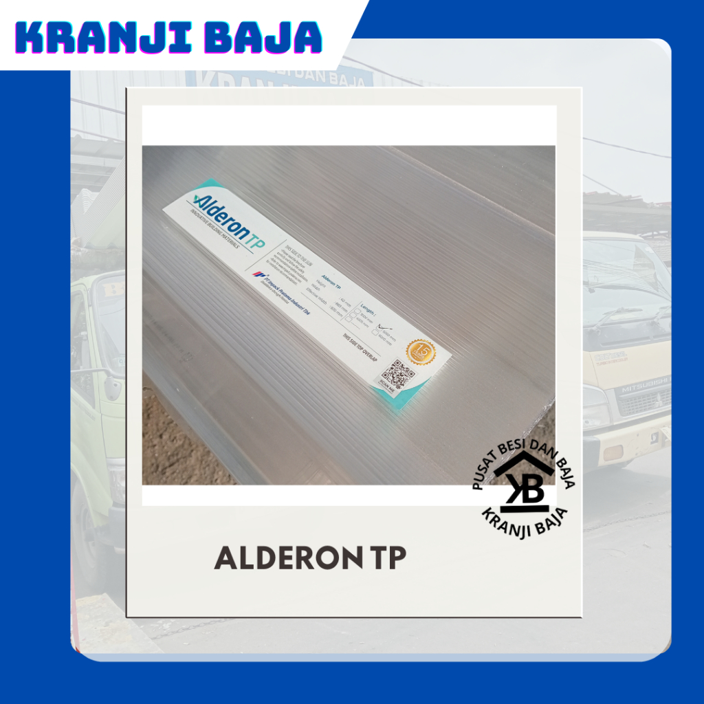 Alderon Transparant 100% ORIGINAL / Atap Alderon transparant