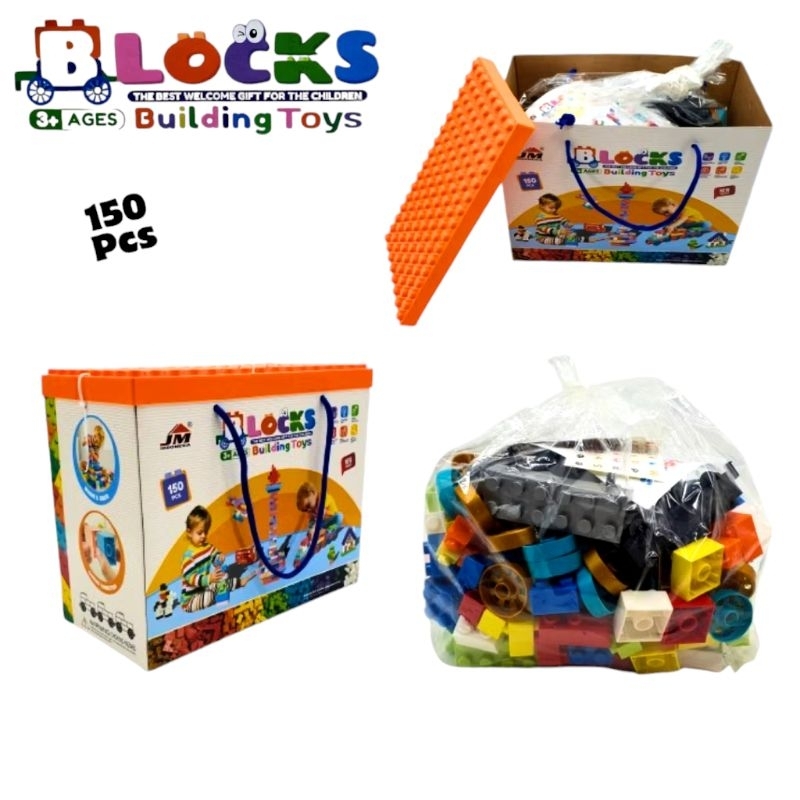 Mainan Block building toys 250pc JM92011_CB250