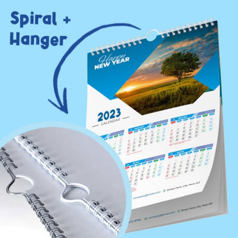 

Jasa Spiral Kalender A3+ (32x48 cm)
