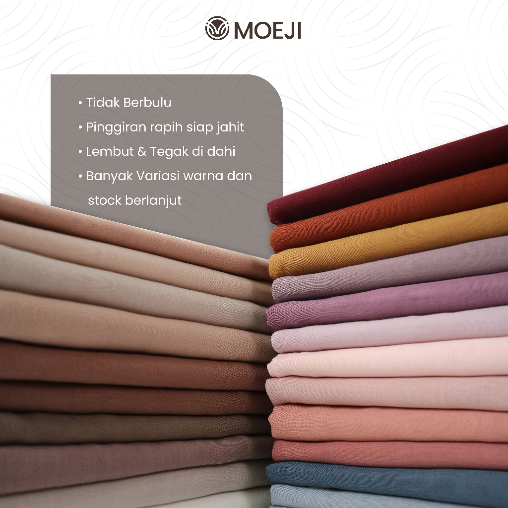 KAIN VOAL PARIS 1 METER -  HIJAB, KERUDUNG