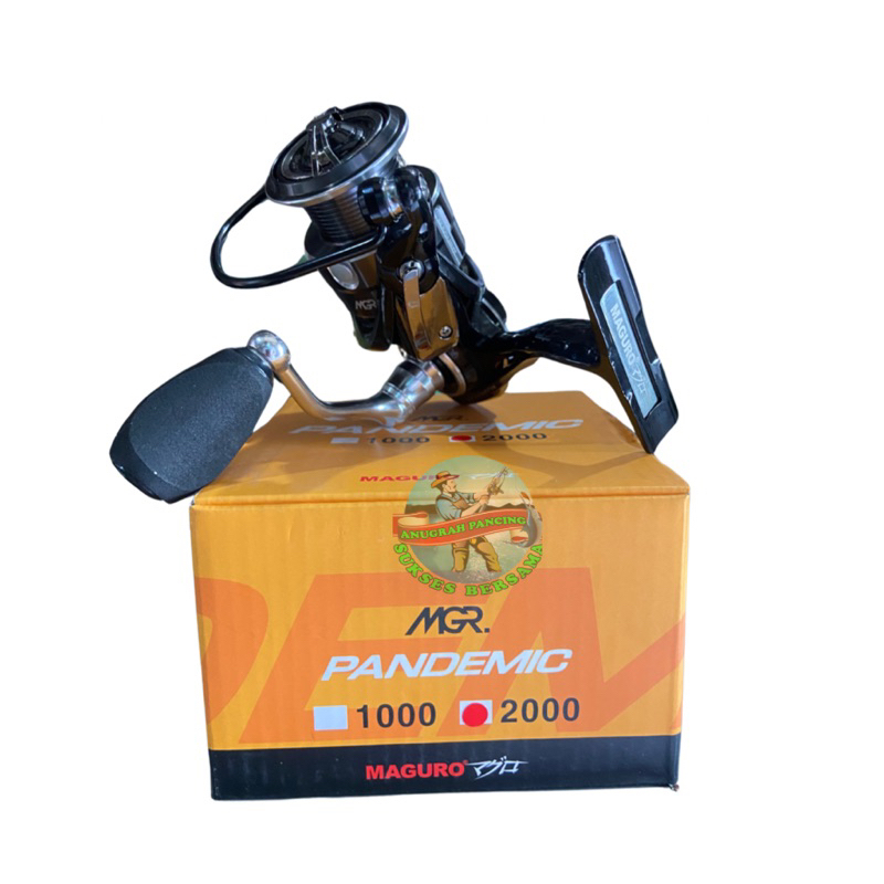 Reel Maguro PANDEMIC 1000 2000 Power Handle 11 Ball Bearings