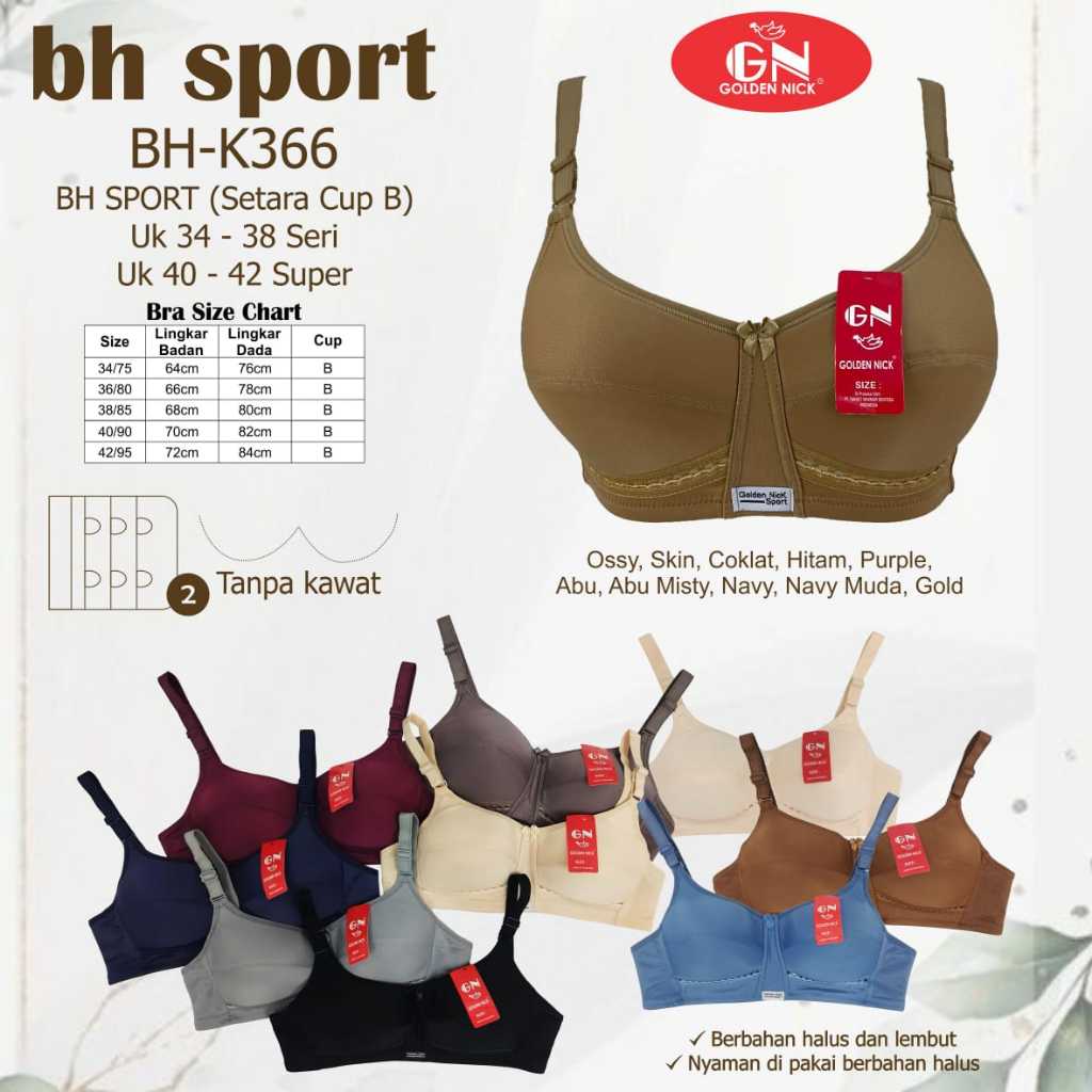 Bra Sport Golden Nick K-366