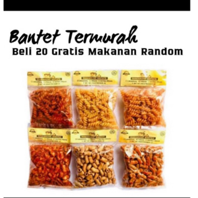 

MAKARONI BANTET - Cemilan khas tasikmalaya