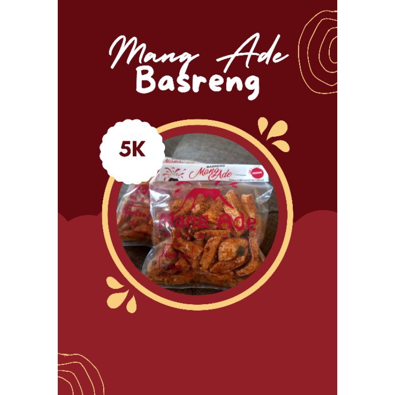 

Basreng pedas mangade Mang Ade