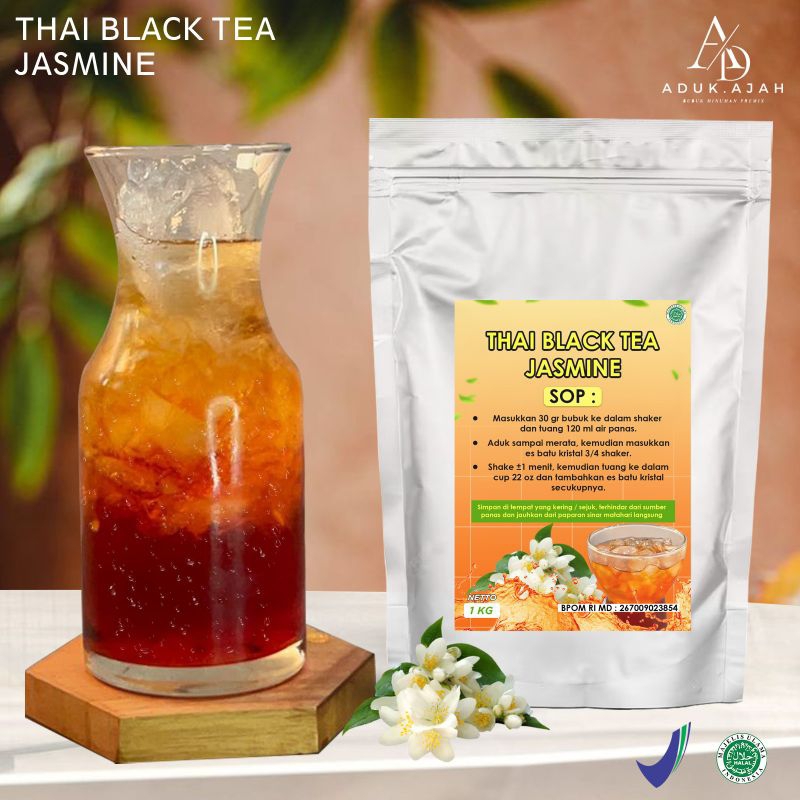 

THAI BLACK TEA JASMINE 1 KG / BUBUK MINUMAN PREMIUM PREMIX INSTAN