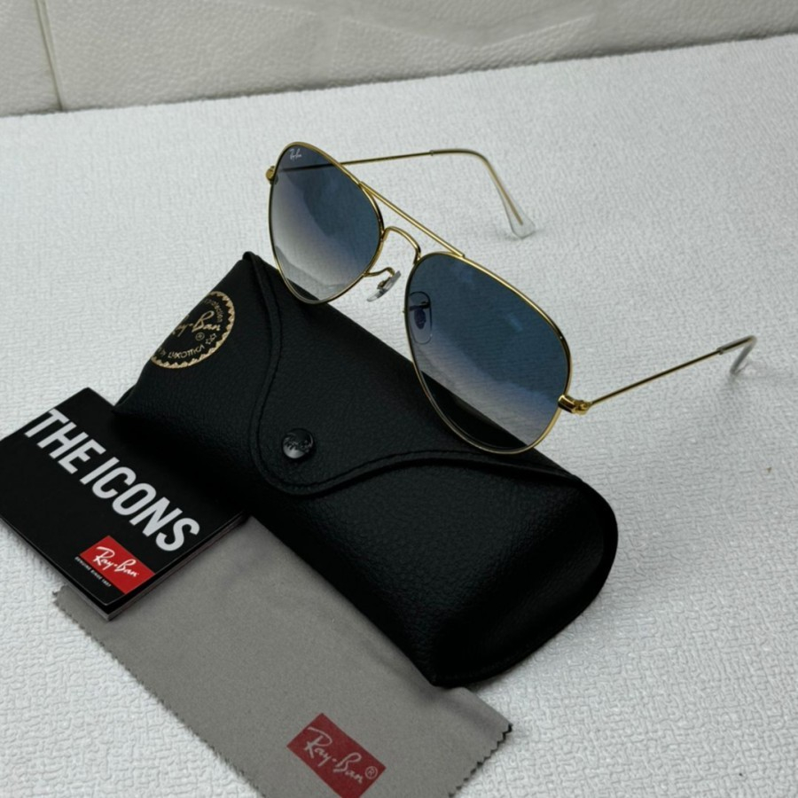 Kacamata Rayban Aviator 3025 Gradiant Blue Original