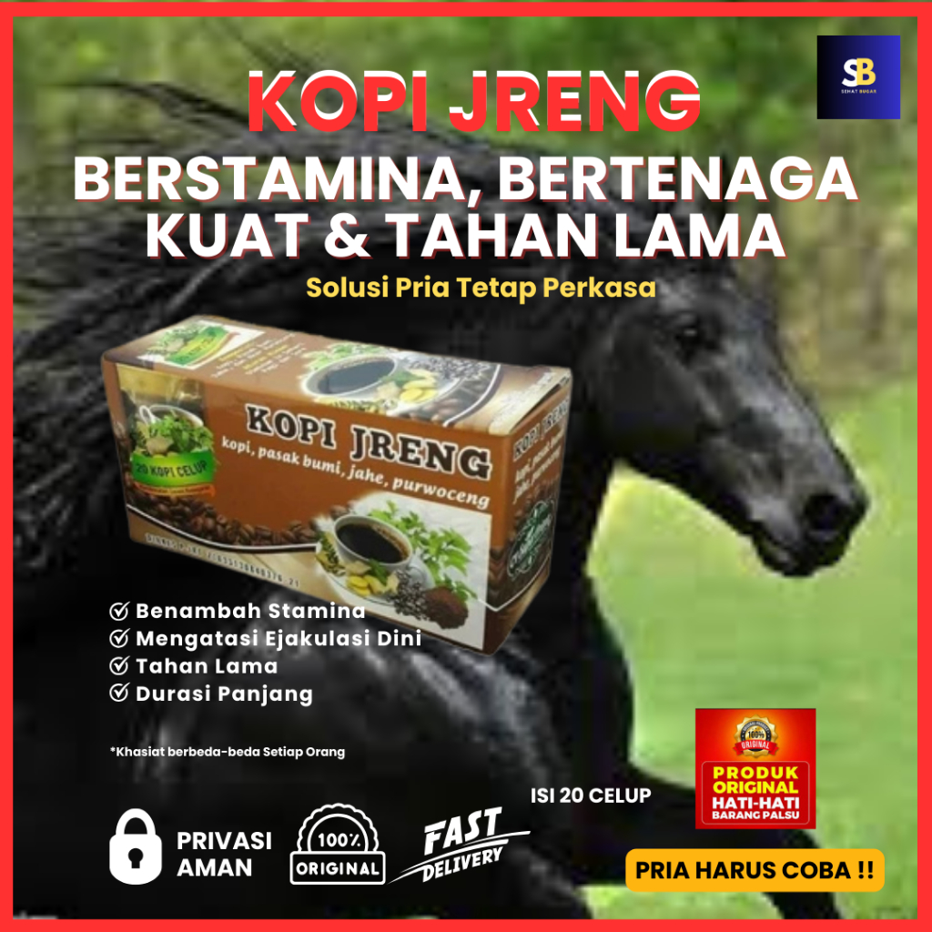 

Kopi Jreng Penambah Stamina Pria Bikin Kuat Tahan lama - Kopi Jreng 100% Original